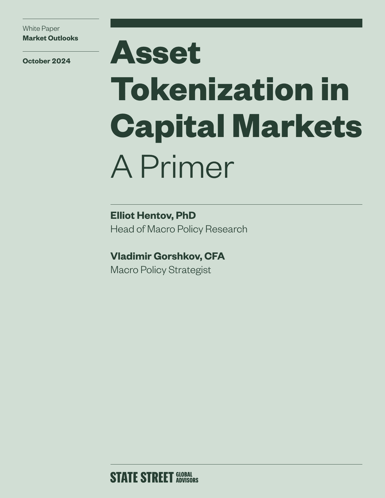 Asset Tokenization in Capital Markets