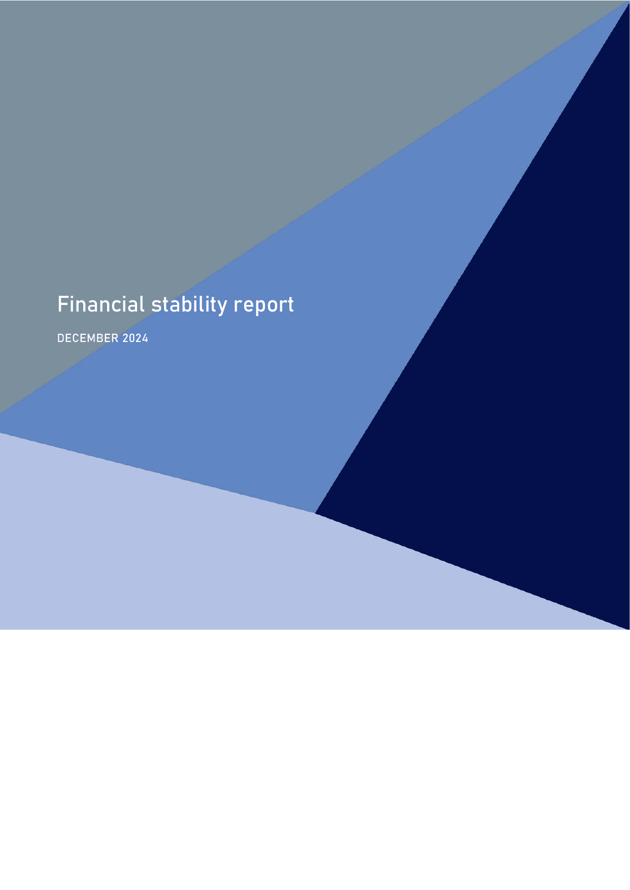Banque de France, Financial Stability Report